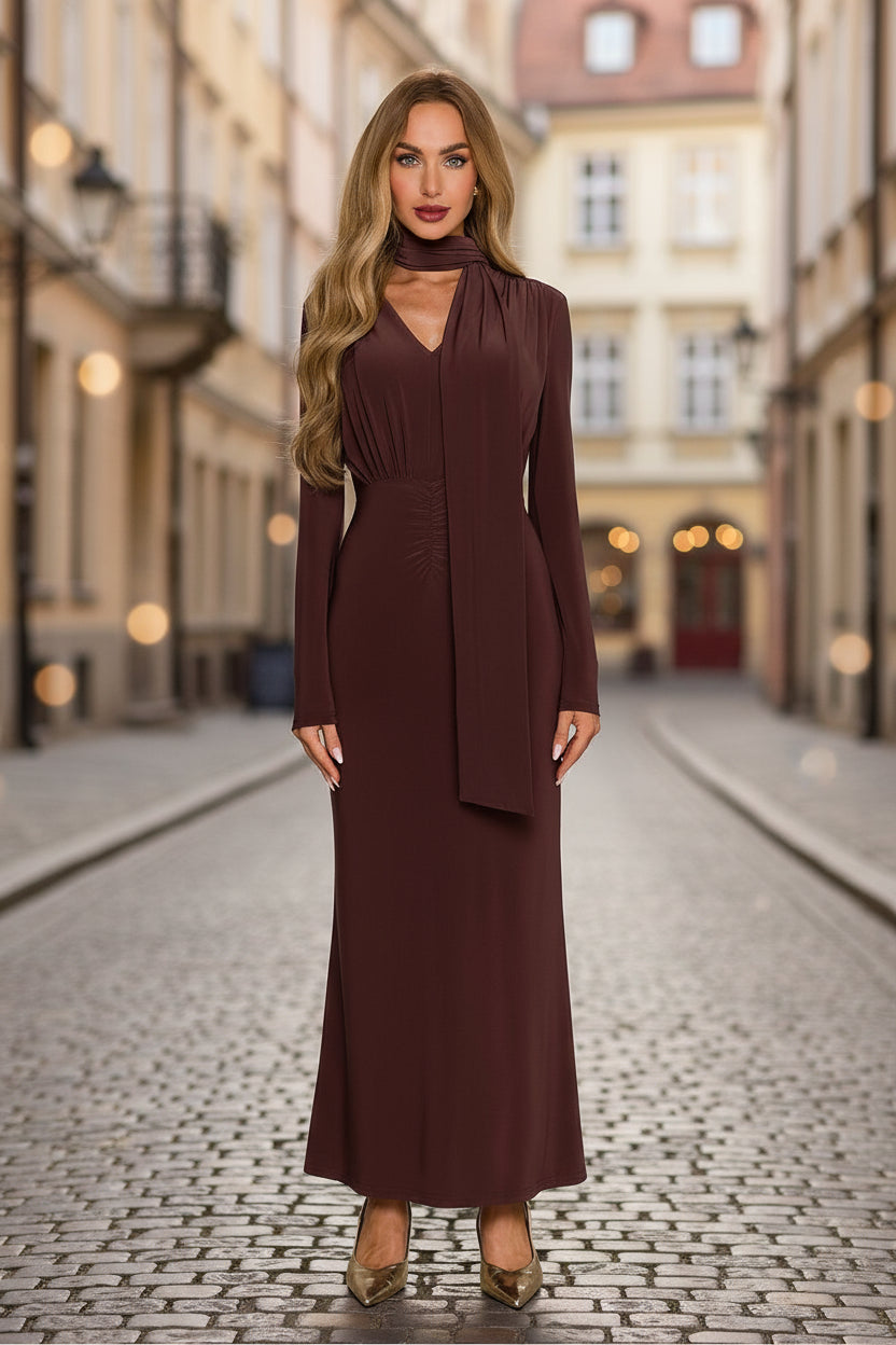  Long dress model 219989 Moe 